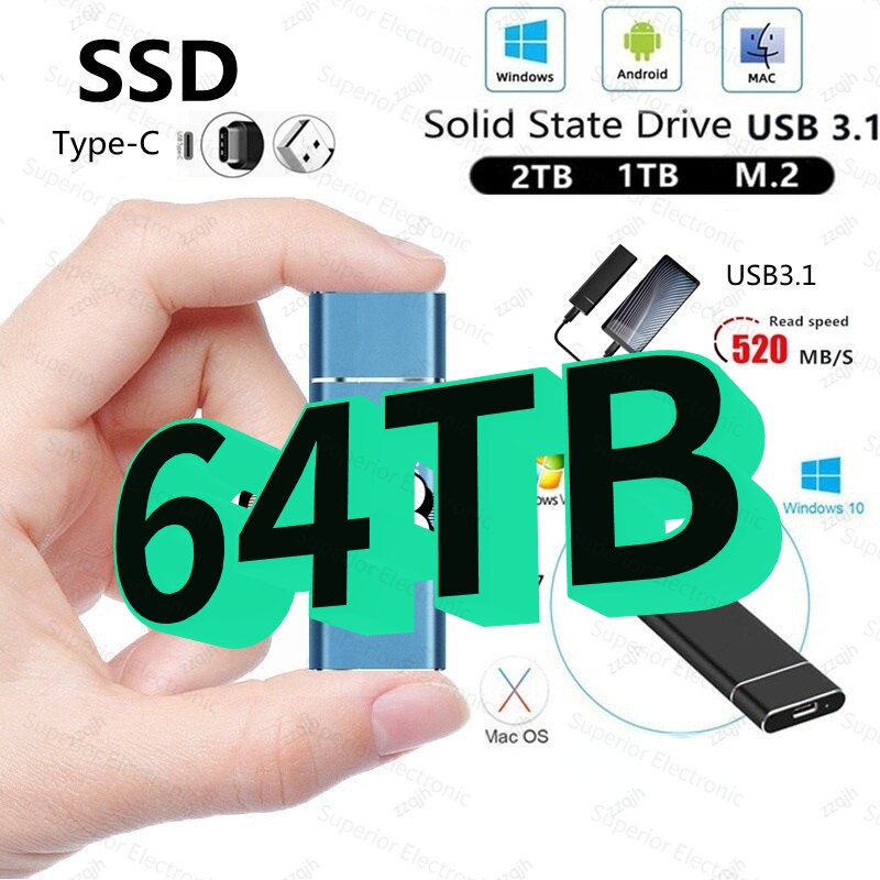 SSD  ָ Ʈ ̺ 60TB 30TB  ġ, ϵ ̺ ǻ ޴ USB 3.1  ϵ ̺ ָ Ʈ ũ